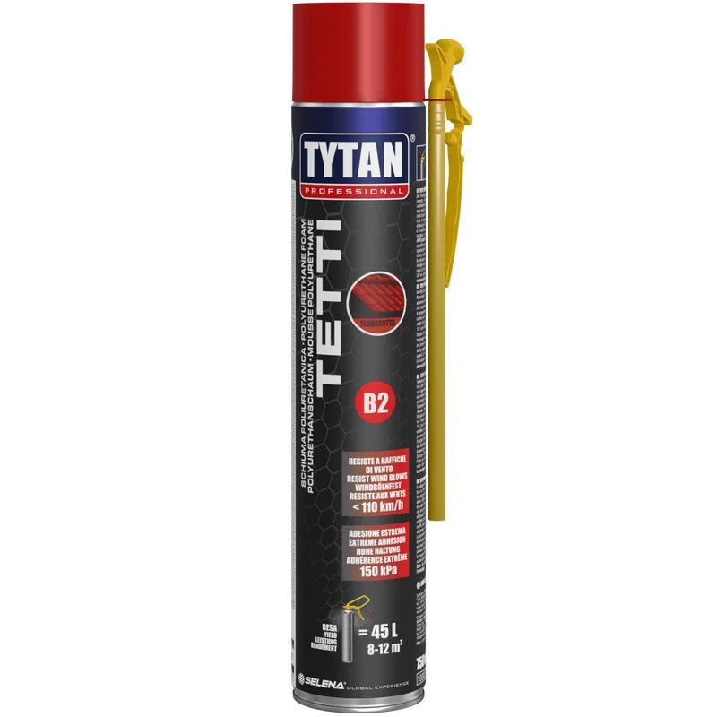 tytan schiuma adesiva  per tetti certificazione b2 per fissare 750 ml