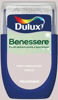 dulux pittura per interni super lavabile,  rosa crepuscolo opaco, 0.03 l