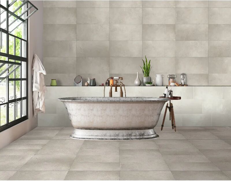 leroy merlin piastrella da pavimento interno solid in gres naturale grigio 31 x 62 cm, sp 7 mm traffico intenso (pei 4/5) r10