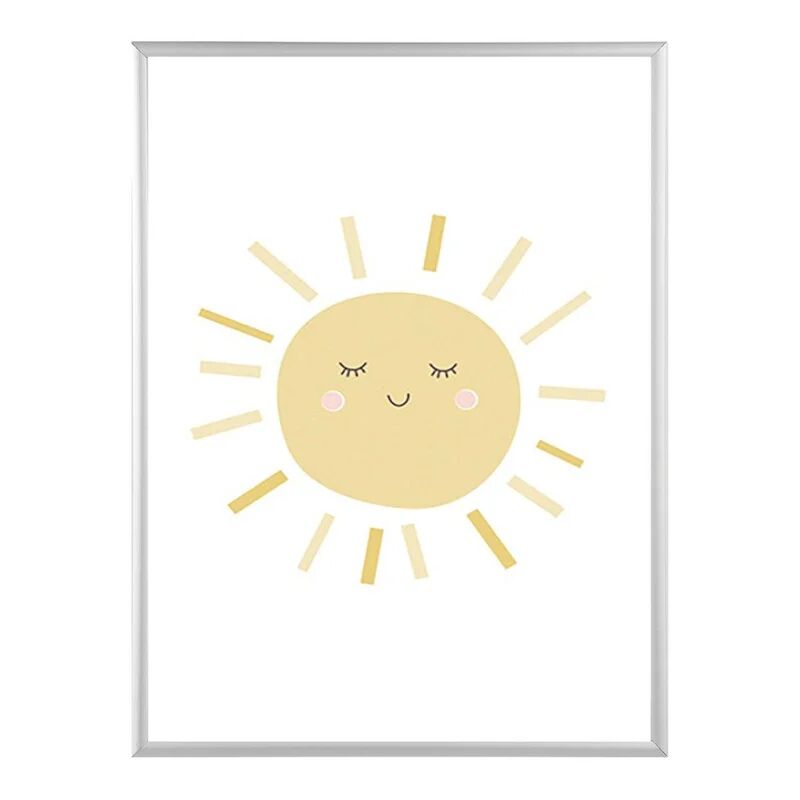 leroy merlin stampa incorniciata happy sunshine 18.7 x 24.7 cm