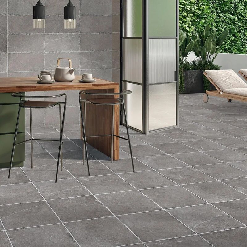 stn ceramica piastrella da pavimento e rivestimento interno ed esterno pulse in gres porcellanato 45 x 45 cm, sp 8.5 mm traffico medio forte (pei 3/5) r10