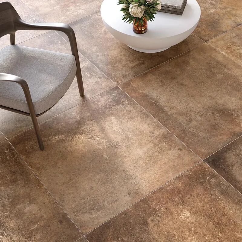 tuscania ceramiche piastrella da pavimento interno rettificato meteora in gres porcellanato 90 x 90 cm, sp 0.95 mm traffico medio (pei 2/5) r10