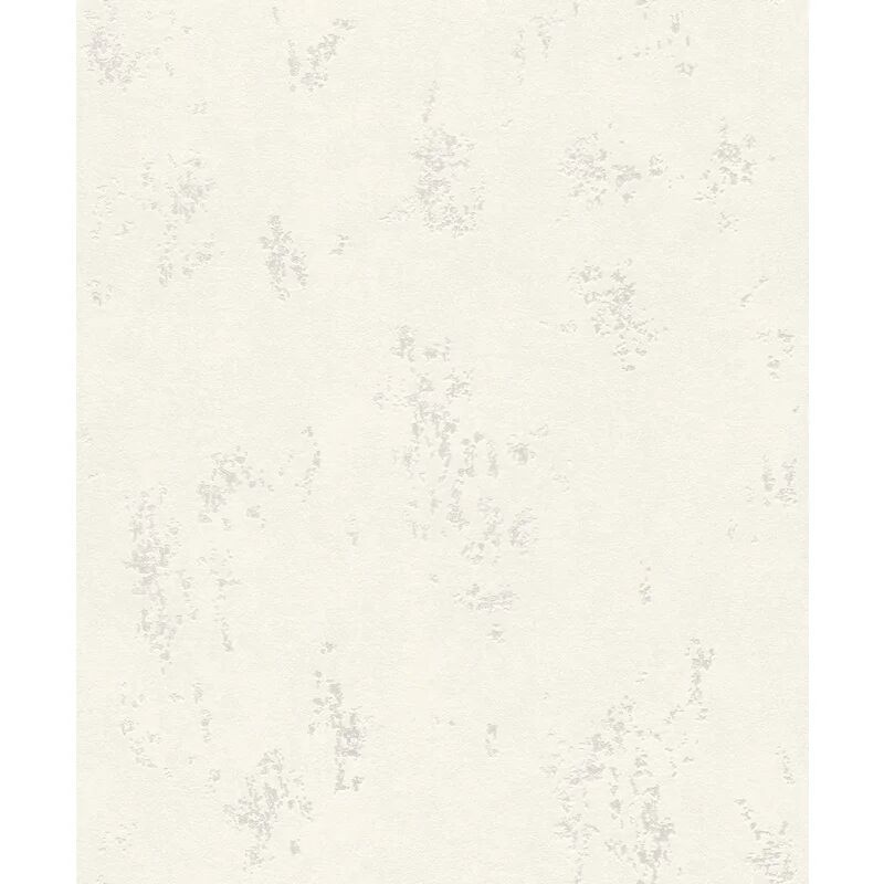 leroy merlin carta da parati antico muro bianco e grigio argento, 53 cm x 10.05 m