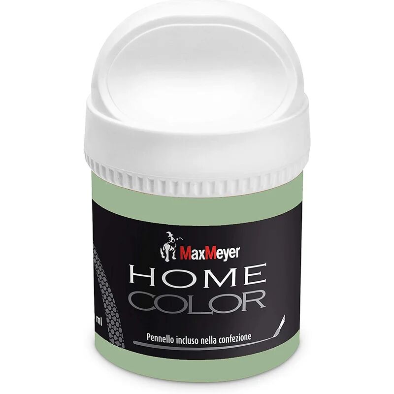 maxmeyer - pittura lavabile colorata homecolor pennello incluso ml 80 argento