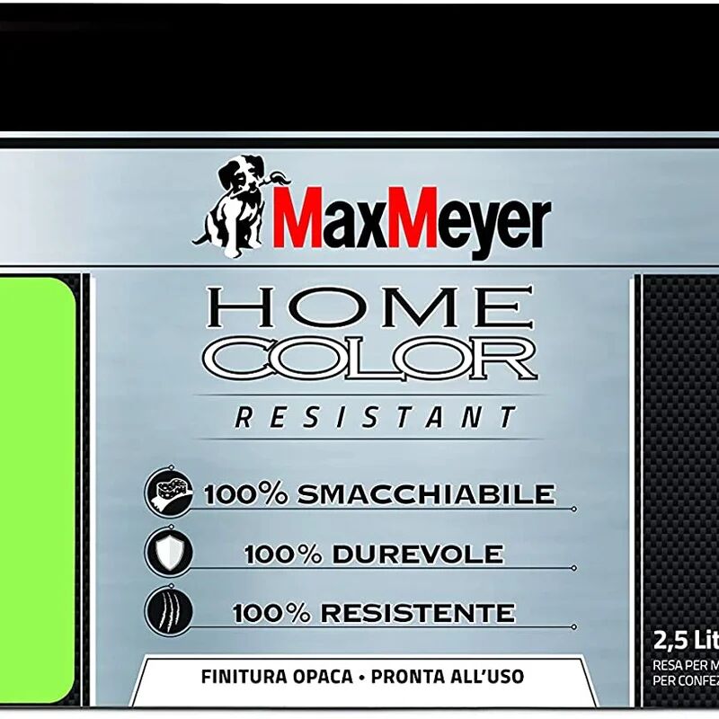 maxmeyer max meyer - pittura murale decorativa home color resistant 2,5 lt bamboo