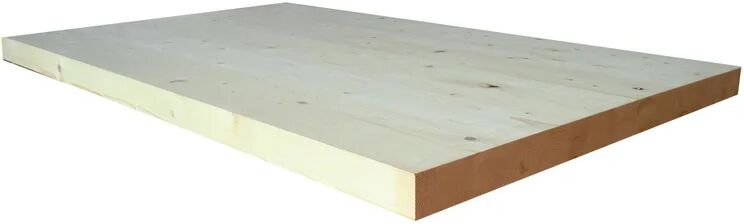 ARTENS Tavola legno lamellare abete 1° scelta 150 x 60 cm Sp 27 mm