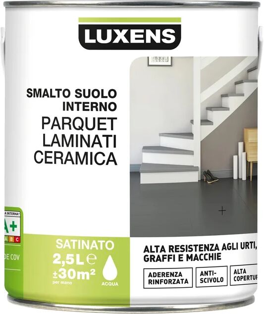 LUXENS Smalto per pavimenti interni Parquet-laminati-ceramica grigio 2.5 L