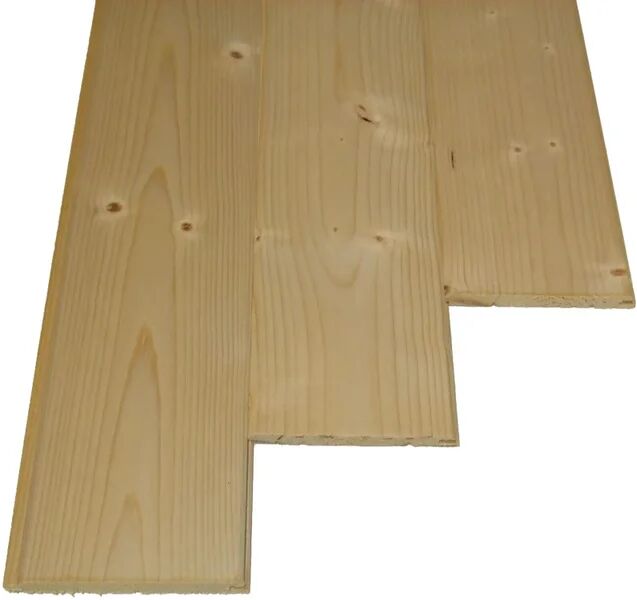 Leroy Merlin Perlina legno grezzo beige 1° scelta L 100 x H 10 cm Sp 10 mm