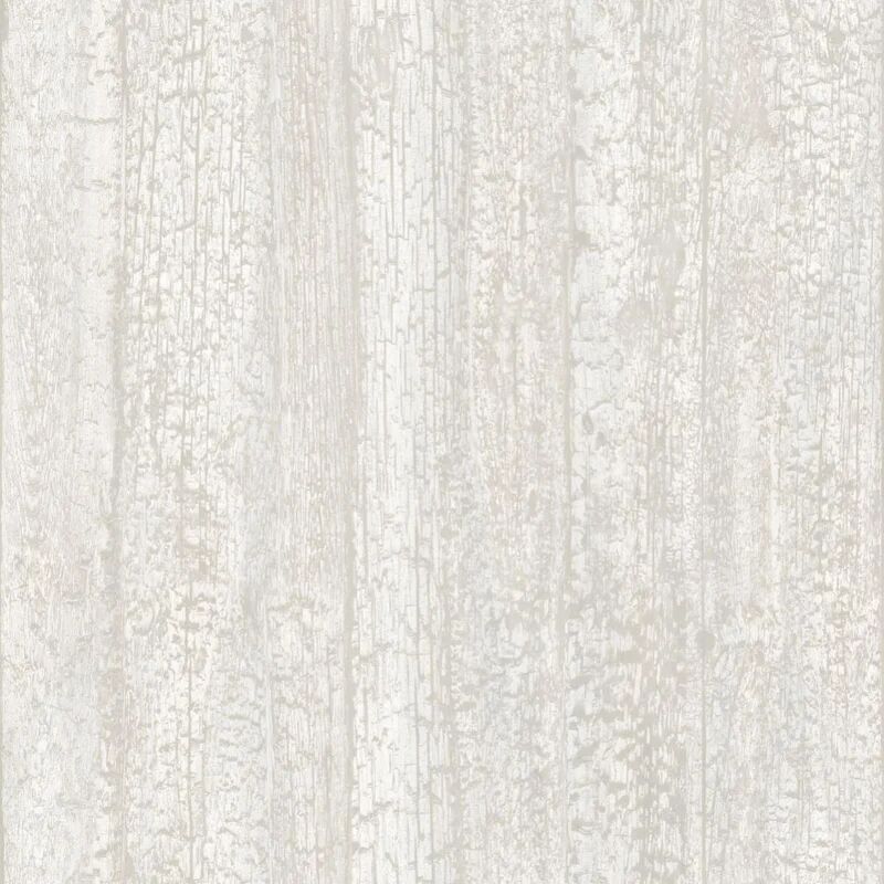 Esta Carta da parati Wood Tavole beige, 53 cm x 10.05 m