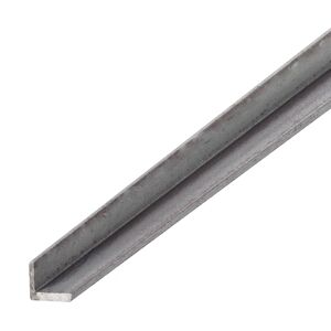 STANDERS Profilo angolare asimmetrico  in acciaio grigio opaco L 1 m 20x30 mm