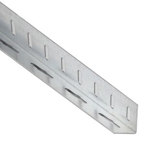 STANDERS Profilo angolare simmetrico  in acciaio grigio opaco L 1 m 35.5x35.5 mm