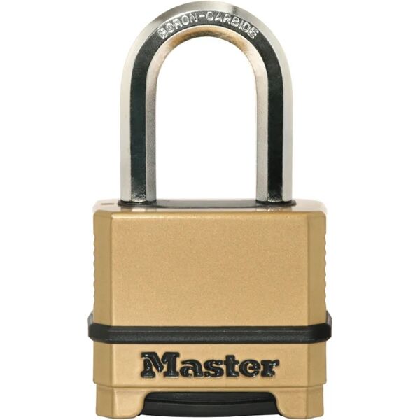 master lock lucchetto con codice  in zinco ansa h 38 x l 24 x Ø 9 mm