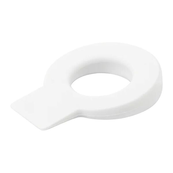 rei cuneo  lock in pvc bianco opaco Ø 6.4 x h 1.5 cm