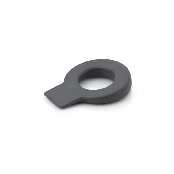 rei cuneo  lock in pvc antracite opaco Ø 6.4 x h 1.5 cm