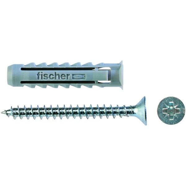 fischer tassello universale  sx, l 25 mm, Ø 5 mm, 100 pezzi