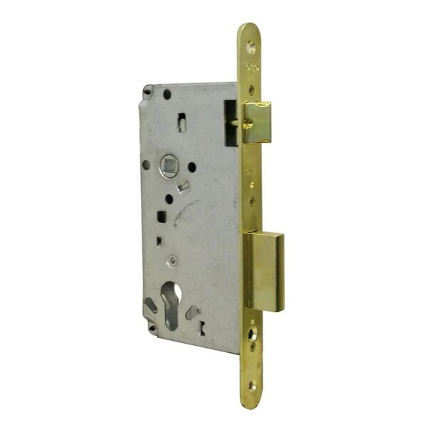 leroy merlin serratura da infilare senza cilindro 35t228brz patent per porta per interni, entrata 3.5 cm, interasse 90 mm
