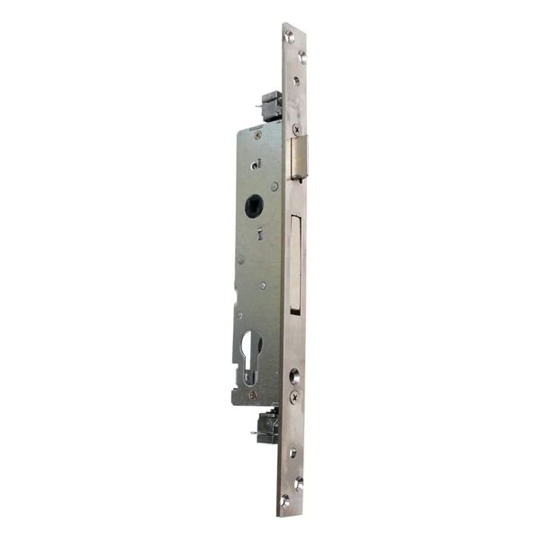 leroy merlin serratura da infilare senza cilindro 13010060 nottolino per porta garage o cantina, entrata 6 cm, interasse 60 mm