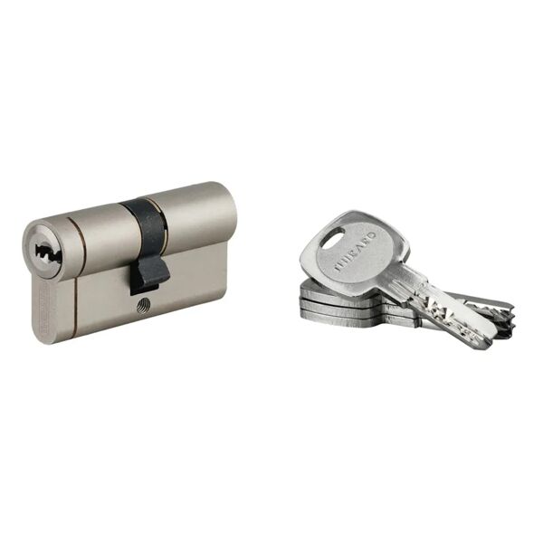 thirard cilindro europeo  prof cyl transit 1 30x35 nick 4 lg keys, 30 + 35 mm, 2 ingressi chiave in acciaio