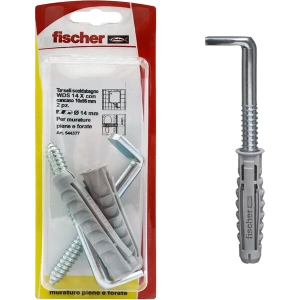 fischer kit di fissaggio  per scaldabagno wds x k