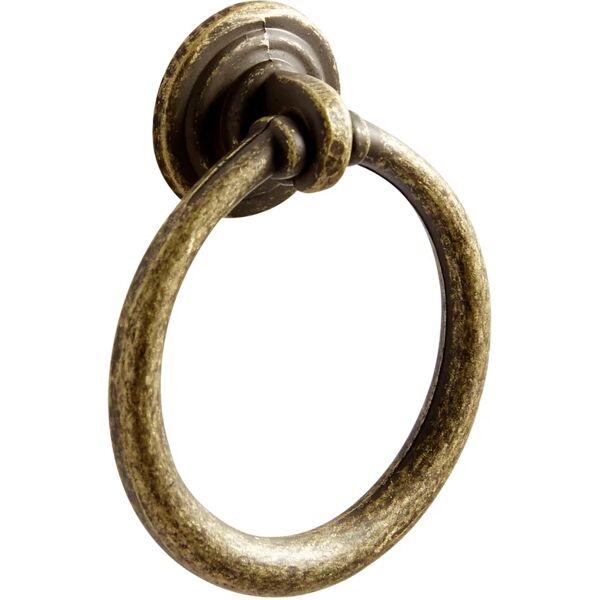 inspire pomolo per mobili ring in zama ottone anticato 15  x 41.3 mm, 2 pezzi