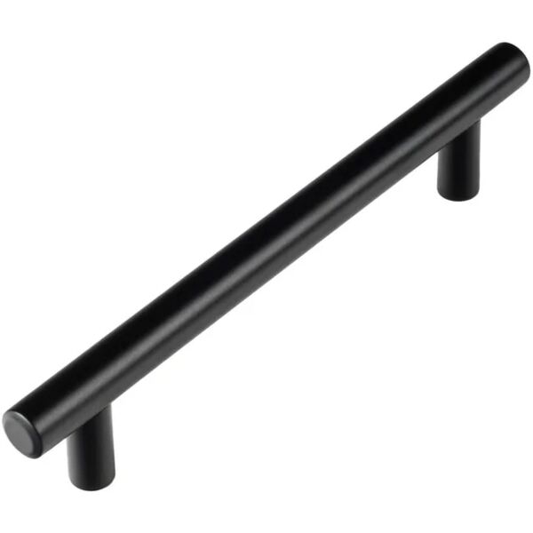 rei maniglia per mobili in inox nero verniciato 34-891h.128.18  interasse 128 mm, 4 pezzi