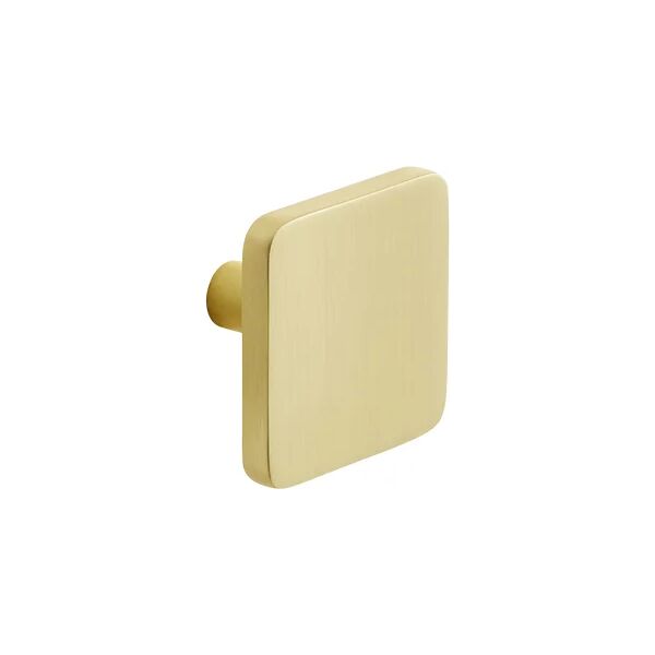 inspire pomolo per mobili keo in alluminio ottone spazzolato 40  x 40 mm