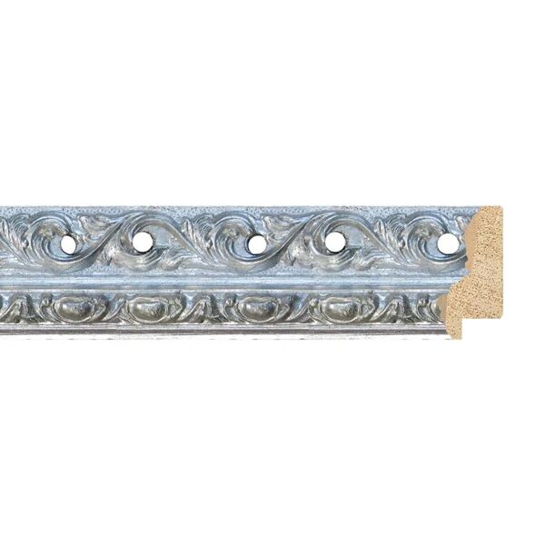 leroy merlin asta per cornice bucaneve in legno intarsio foglia argento 4.5 cm