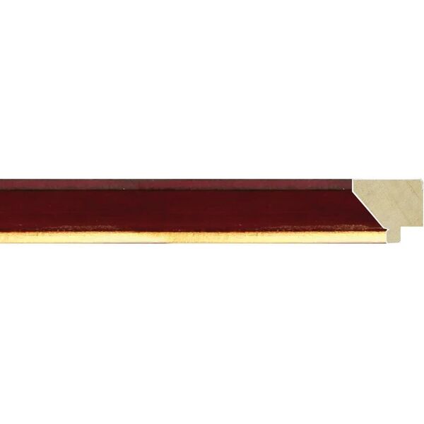 leroy merlin asta per cornice lola in legno filo oro rosso 2.5 cm