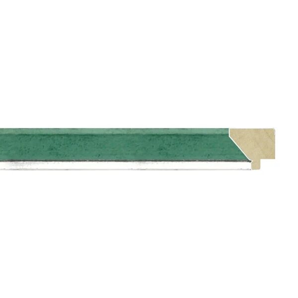 leroy merlin asta per cornice lola in legno filo argento verde 2.5 cm