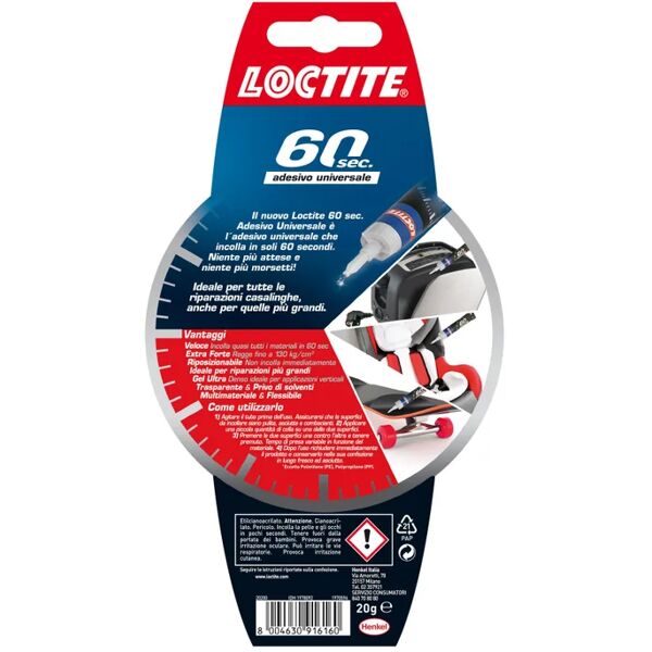 loctite colla per riparazioni ceramica/legno/pietra/metallo  12 pezzi 20g