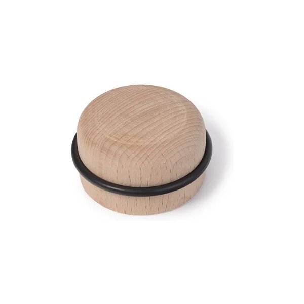 rei fermaporta  macaron in legno faggio opaco Ø 6.3 x h 3.5 cm