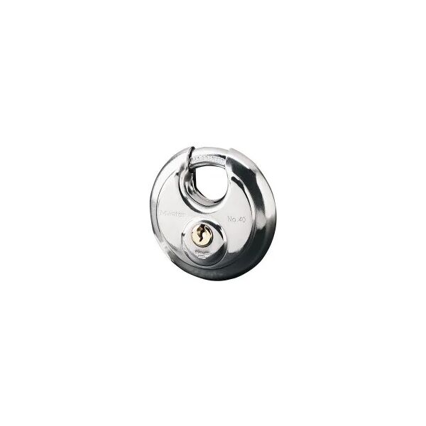 outifrance master lock 40eurd lucchetto marino tondo a chiavi, grigio, 9.6 x 7 x 2.8 cm