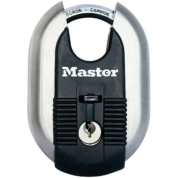 master lock disco lucchetto ad alta sicurezza [chiave] [acciaio inox] [esterno] m187eurd - ideale per portali, garage, sconto