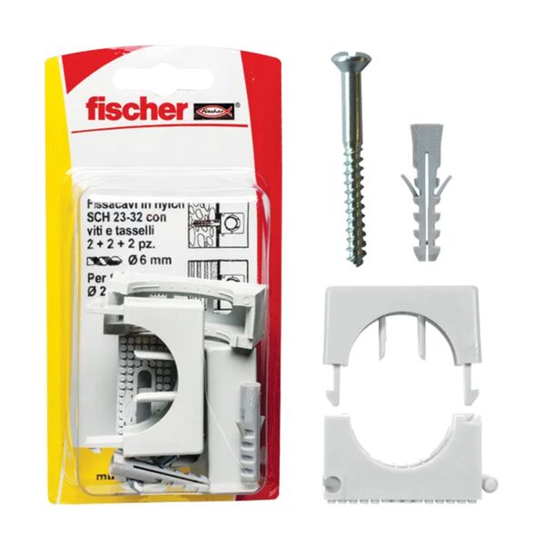 fischer fissacavo con tasselli sch 8-12 k (4 pz.)