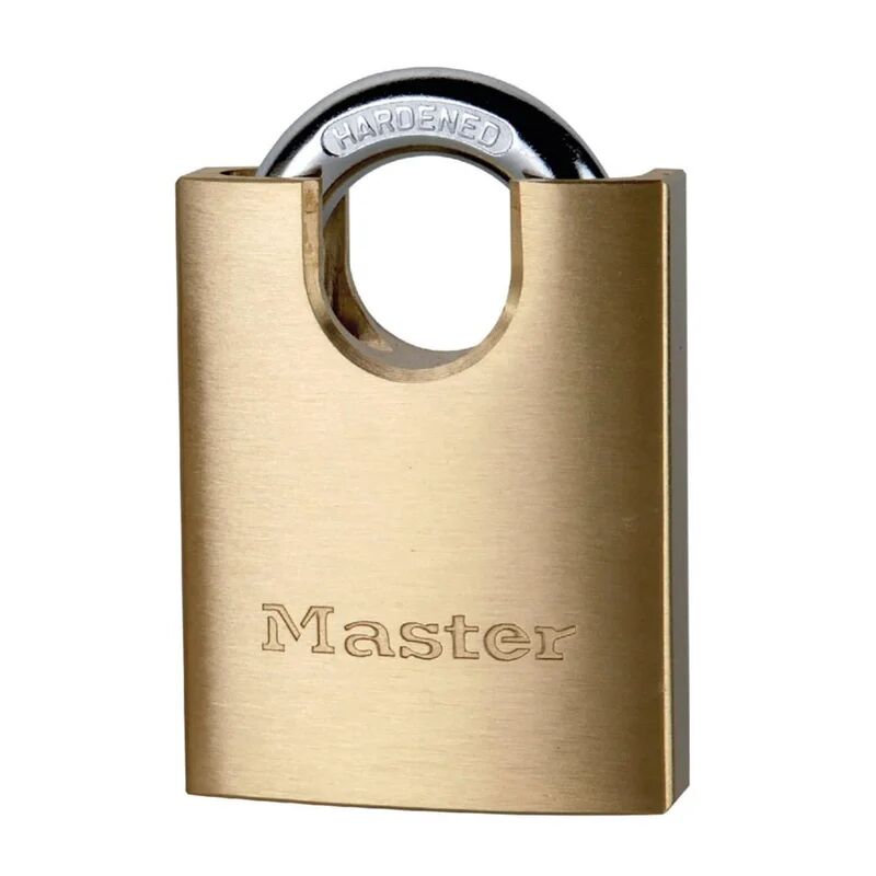 master lock lucchetto con chiave  in acciaio ansa h 10 x l 19 x Ø 9 mm