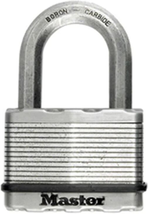 master lock lucchetto con chiave  in acciaio ansa h 38 x l 36 x Ø 11 mm