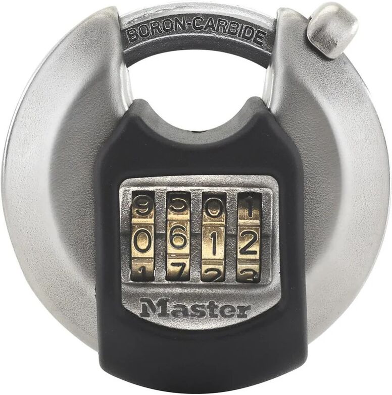 master lock lucchetto con codice  in acciaio ansa h 16 x l 22 x Ø 10 mm