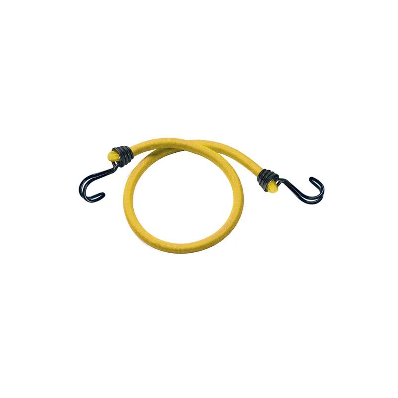 master lock corda elastica con gancio giallo l 1 m x Ø 8 mm 2 pezzi