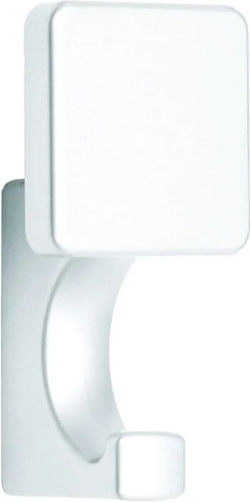 leroy merlin gancio appendiabiti da avvitare  quadro in metallo grigio opaco 2 ganci l 8.7 x h 4.5 cm