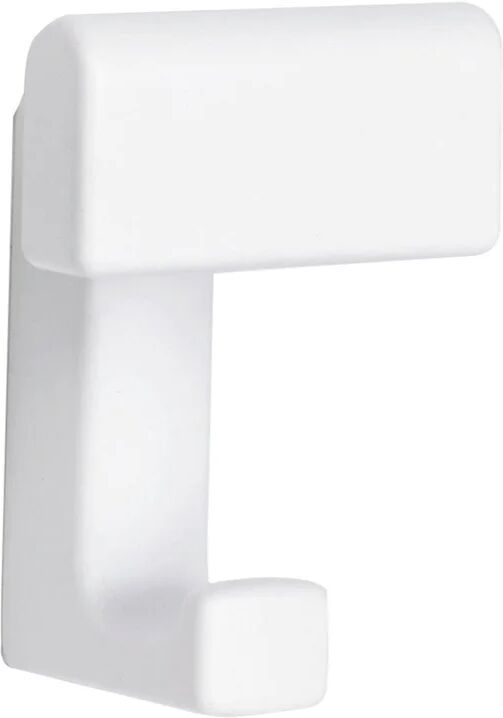 leroy merlin gancio appendiabiti da avvitare  quadro in metallo bianco opaco 2 ganci l 7 x h 4.5 cm