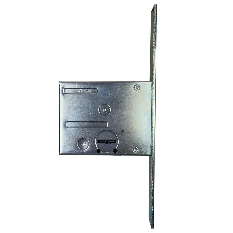 leroy merlin serratura da infilare senza cilindro 57013500 doppia mappa per cancello o rete, entrata 5 cm, interasse 0 mm