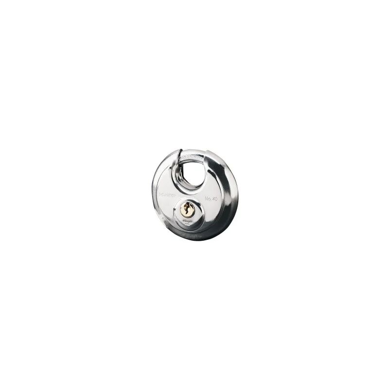 outifrance master lock 40eurd lucchetto marino tondo a chiavi, grigio, 9.6 x 7 x 2.8 cm