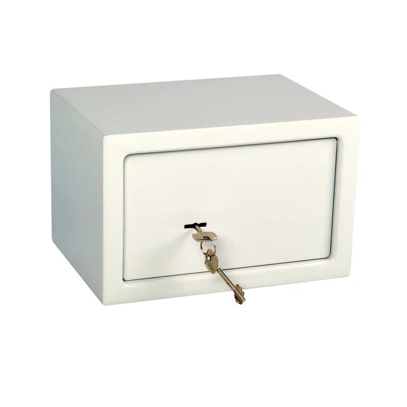 leroy merlin generic - cassaforte per chiavi - 9 l - 18 x 28 x 20 cm - bianco - cassaforte a muro - cassaforte con serratura