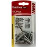 Fischer Tassello per materiale forato  L 30 mm , Ø 6 mm, 10 pezzi