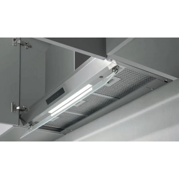 silverline cappa a incasso 3129 inside 3 drop control   grigio inox l 90 cm