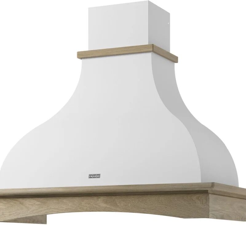 franke cappa a parete arkade fcs 90 o1 ev8   bianco e massello grezzo l 90 cm