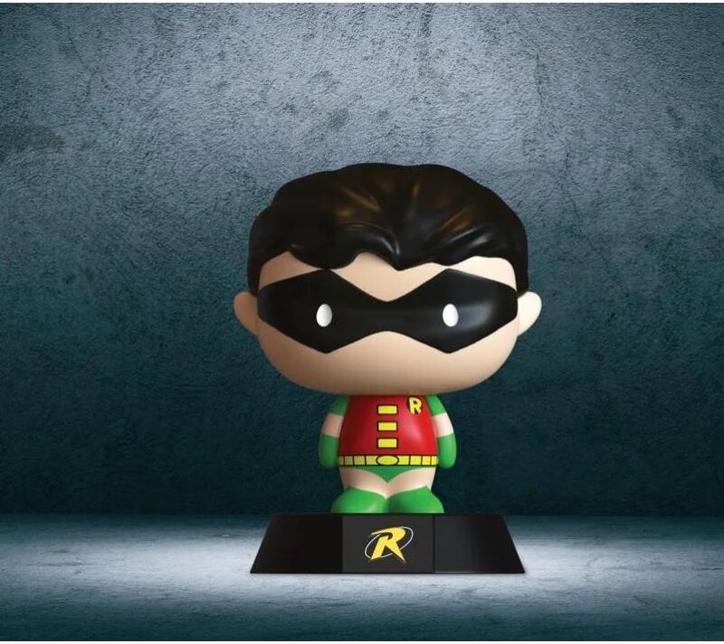 leroy merlin lampada da tavolo led dc comics robin 3d multicolore