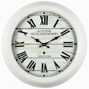 Leroy Merlin Orologio Scottish in acciaio, bianco Ø 47 cm