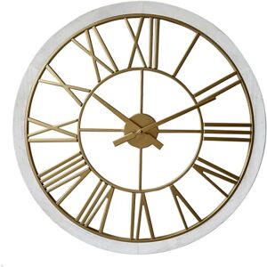 Leroy Merlin Orologio a parete Felis, beige e dorato e bianco Ø 60 cm