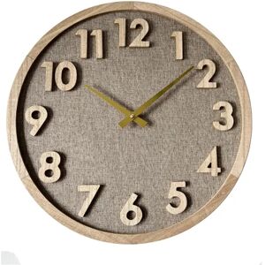 Leroy Merlin Orologio a parete Alena in mdf, beige Ø 40 cm